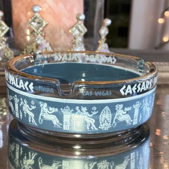 9 MCM Las Vegas CASINO Cigar Ashtrays from 1950s Sahara Caesers Riveria Trop - Picture 6 of 14